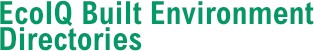EcoIQ Built Environments Directories