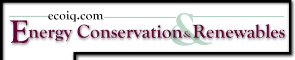 Energy Conservation and Renewables