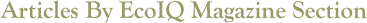 Articles Archived By EcoIQ Magazine Section